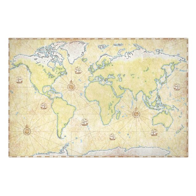 Tableaux verts World Map