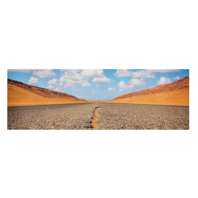 Tableaux sur toile avec désert Route du désert