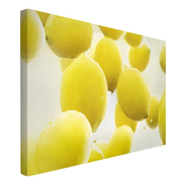 Tableaux fruits Citrons dans l'eau