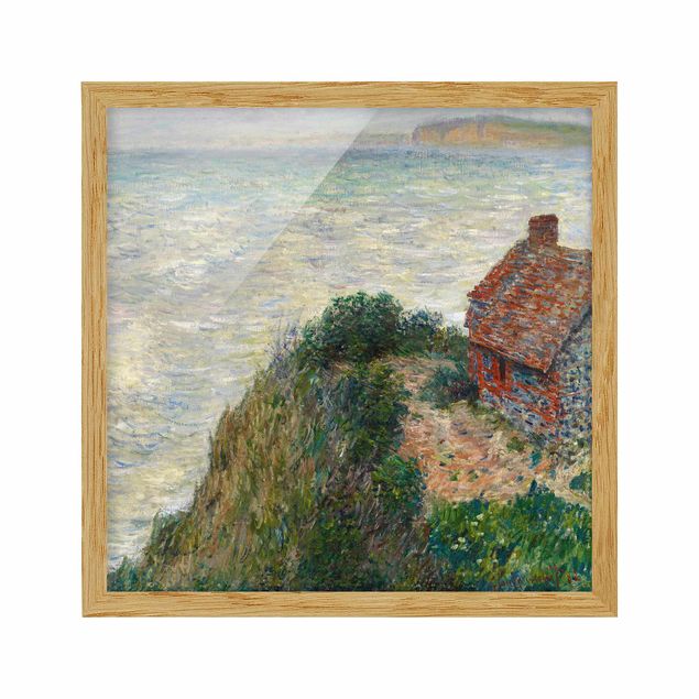 Toile impressionniste Claude Monet - Maison du pêcheur à Petit Ailly