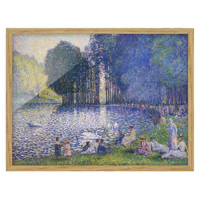 Courant artistique Postimpressionnisme Henri Edmond Cross - Le lac du Bois de Boulogne
