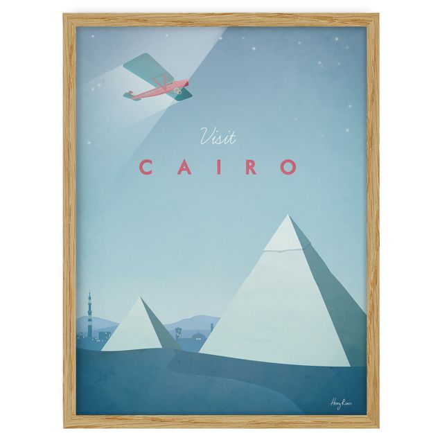 Tableau vintage Poster de voyage - Le Caire