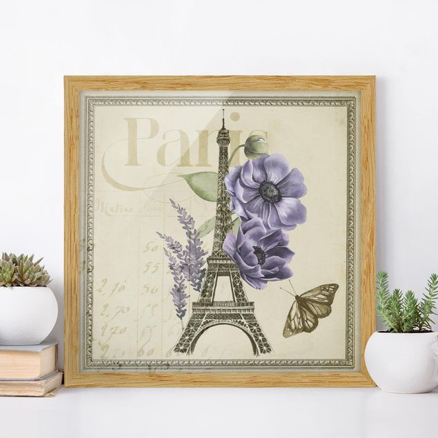 Décorations cuisine Collage de Paris Tour Eiffel