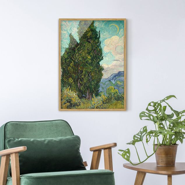 Tableau paysages Vincent van Gogh - Cyprès