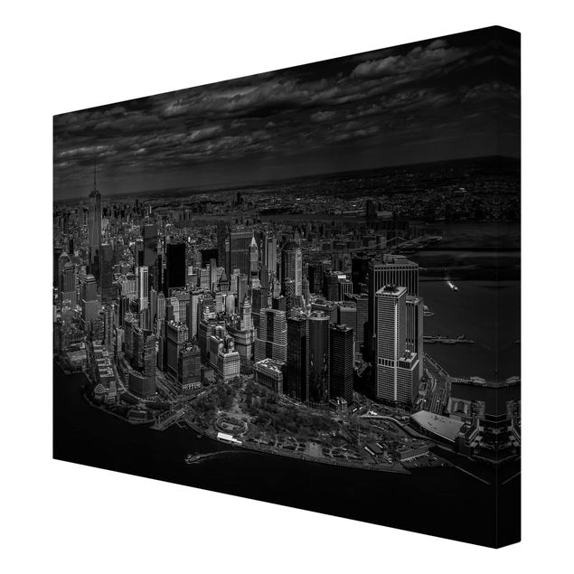Tableau moderne New York - Manhattan vu du ciel