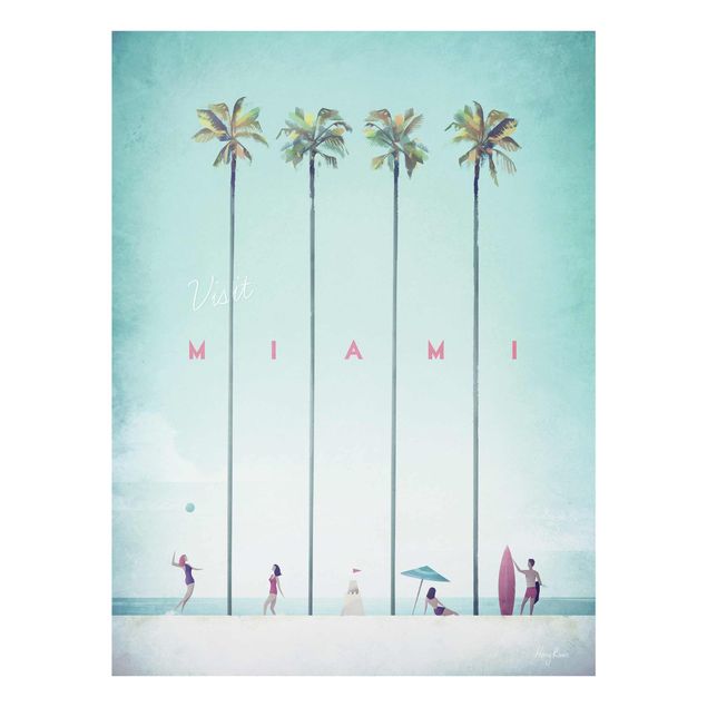 Tableaux mer Poster de voyage - Miami