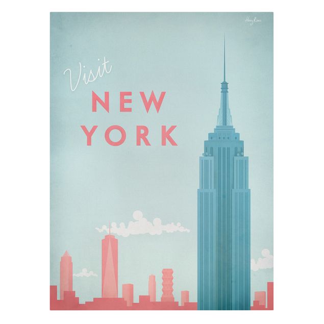 Tableau de ville Poster de voyage - New York
