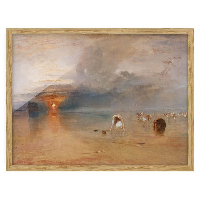 Tableau bord de mer William Turner - Plage de Calais