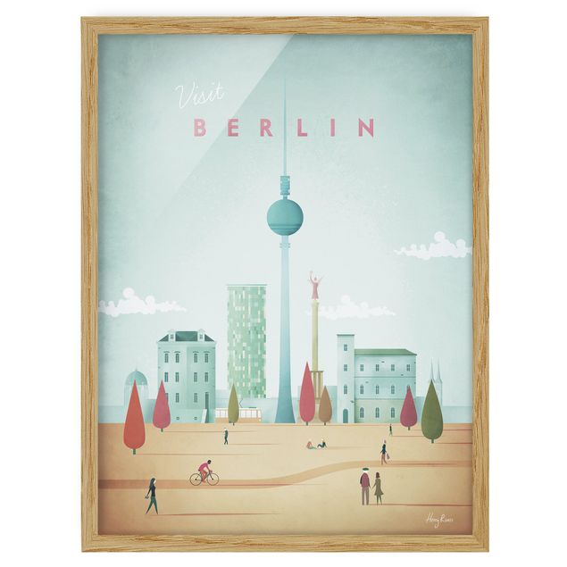 Tableau ville du monde Poster de voyage - Berlin