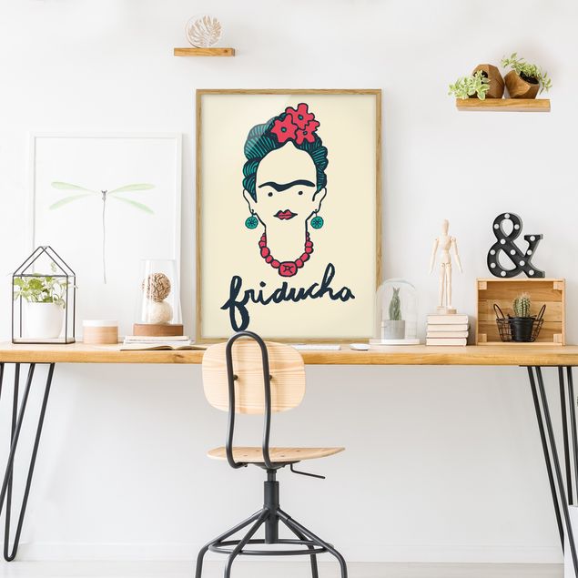 Tableau moderne Frida Kahlo - Friducha