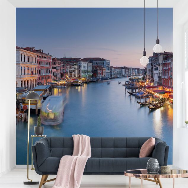 Papier peint ville Soirée sur le Grand Canal à Venise