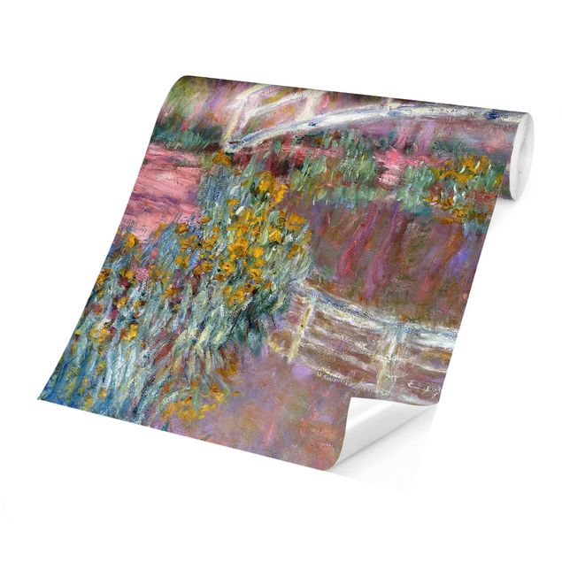 Papier peint floral Claude Monet - Pont du jardin de Monet