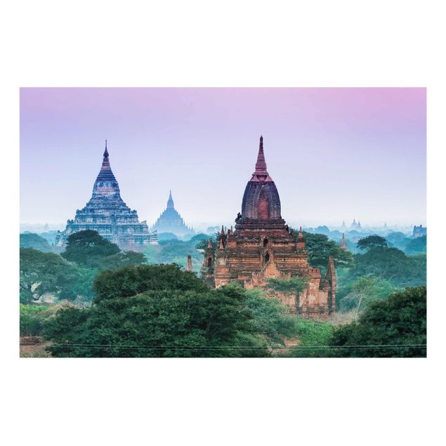Tableaux en verre architecture & skyline Parc du temple de Bagan