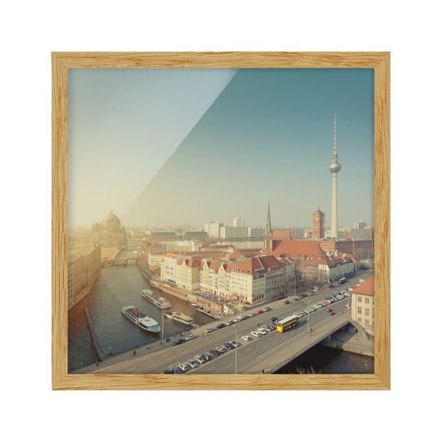 Tableau ville du monde Berlin le matin