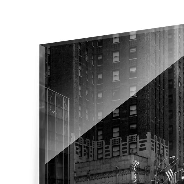 Tableaux noir et blanc New York animée