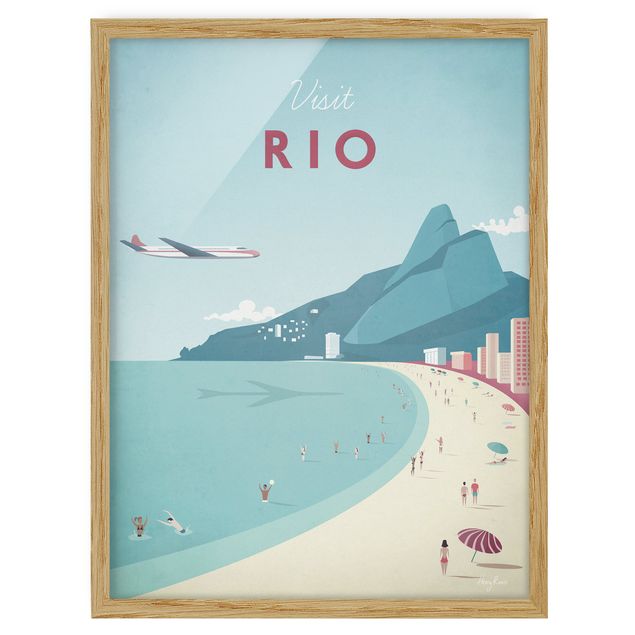 Tableaux mer Poster de voyage - Rio De Janeiro