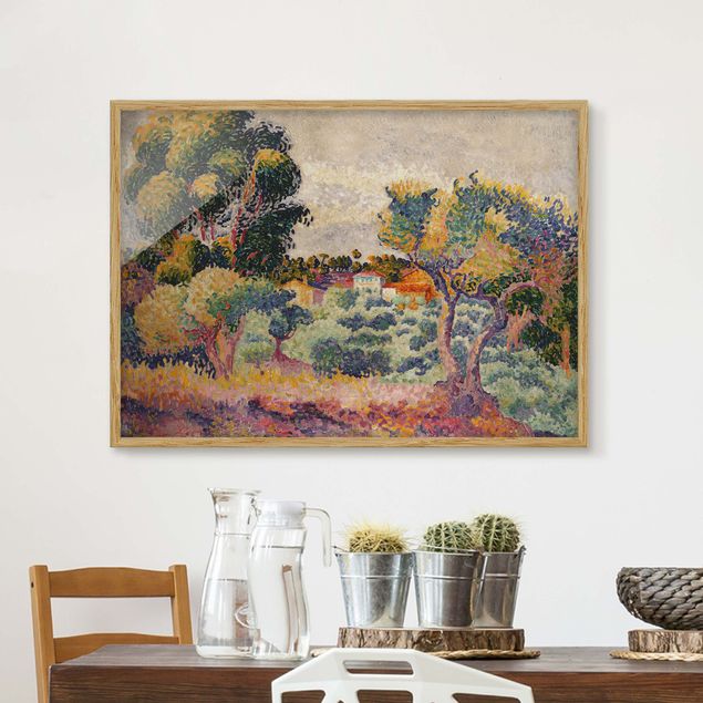 Déco murale cuisine Henri Edmond Cross - Eucalyptus et olivier