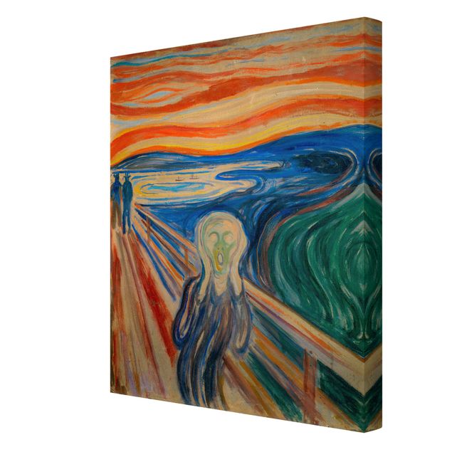 Tableau art abstrait Edvard Munch - Le Cri
