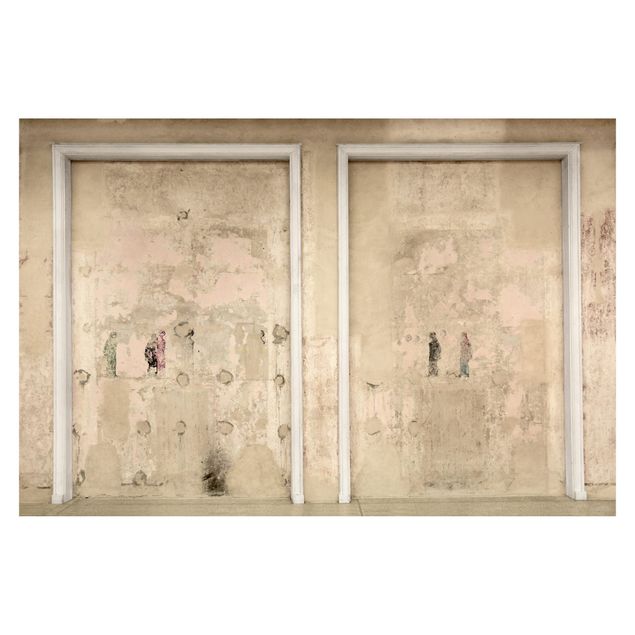 Papier peint - Old Framed Concrete Wall In Theatre