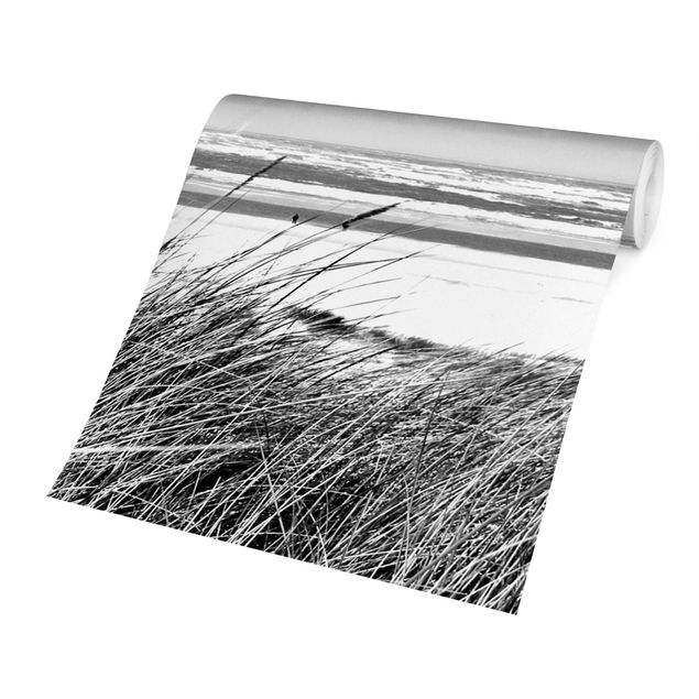 Papiers peints modernes At The North Sea Coast Black And White