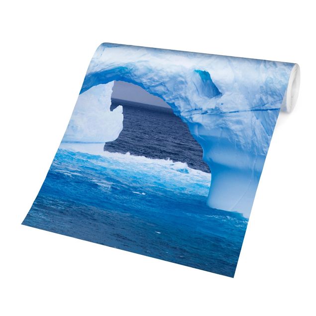 papier peint panoramique plage Iceberg de l'Antarctique