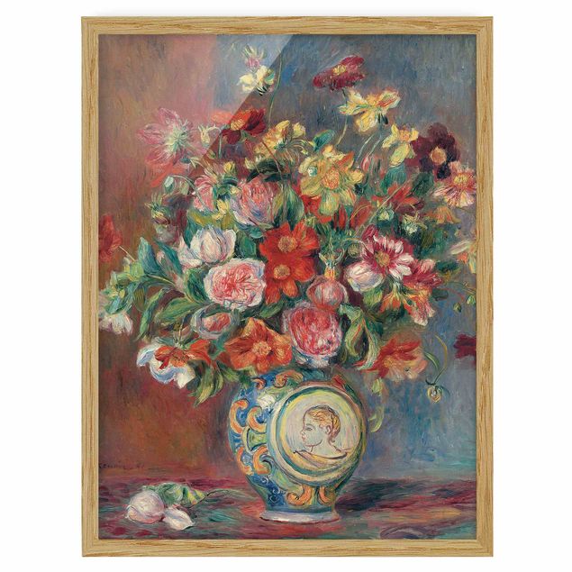 Tableaux encadrés fleurs Auguste Renoir - Vase à fleurs