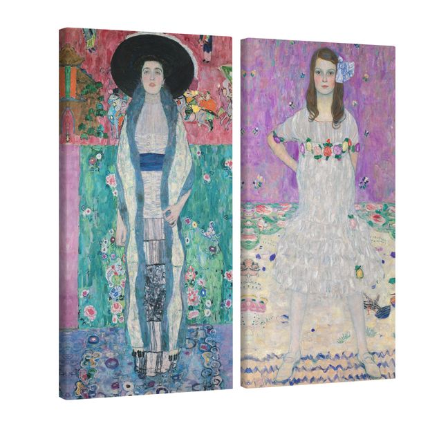 Décoration artistique Gustav Klimt - Adele Bloch-Bauer et Mada Primavesi