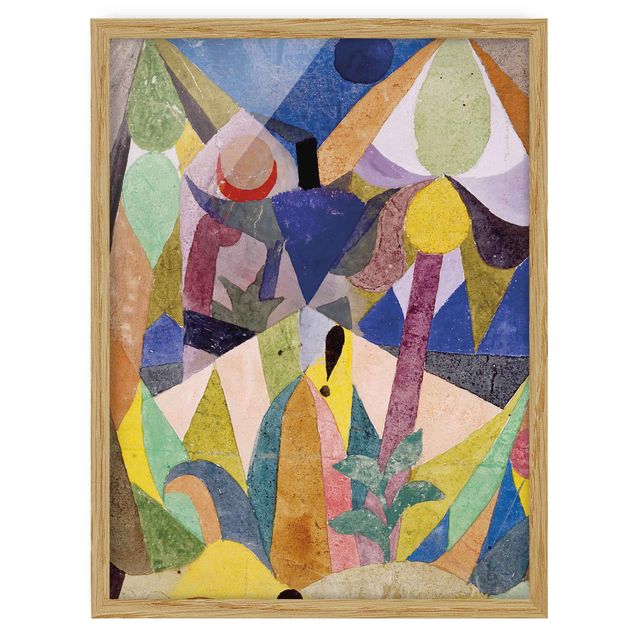 Tableaux encadrés paysage Paul Klee - Paysage tropical doux