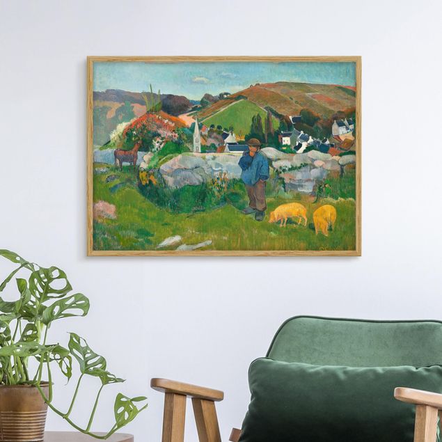 Tableaux paysage Paul Gauguin - Le bouvier