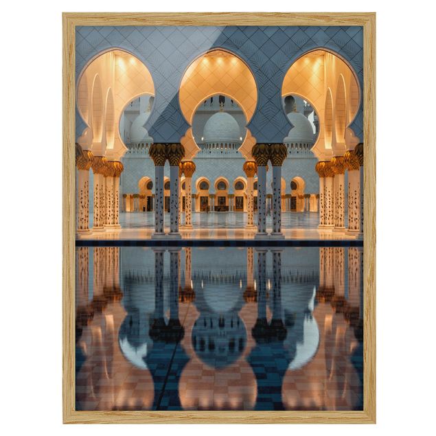 Tableau dessins Reflets dans la mosquée