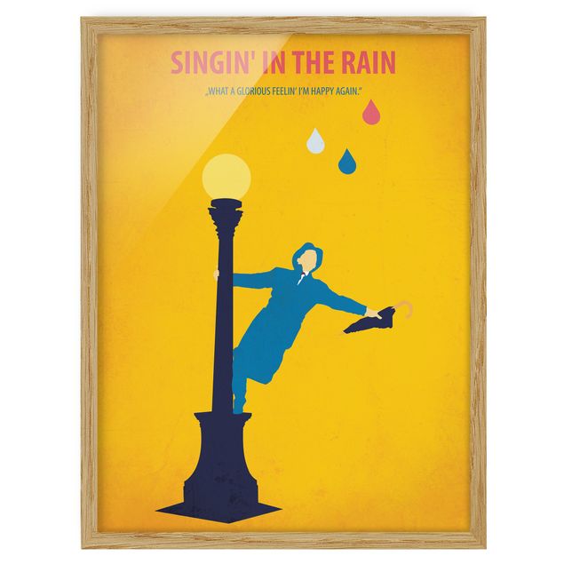 Tableau portrait Affiche de film Singing In The Rain