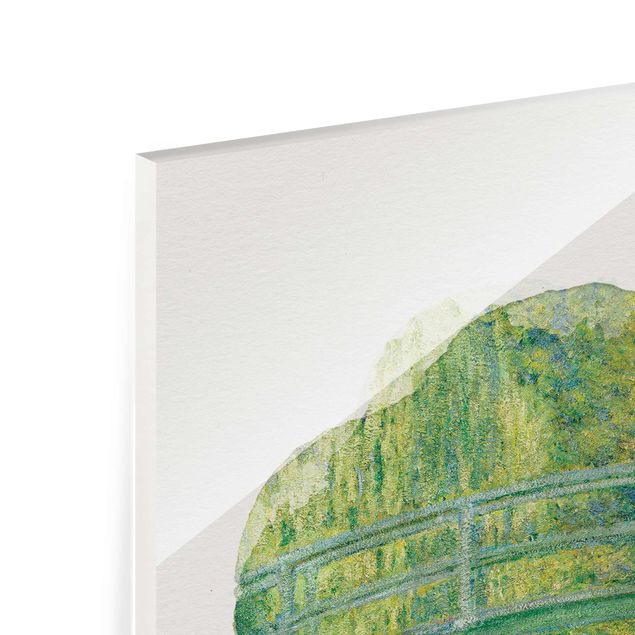 Tableaux moderne Aquarelles - Claude Monet - Pont Japonais