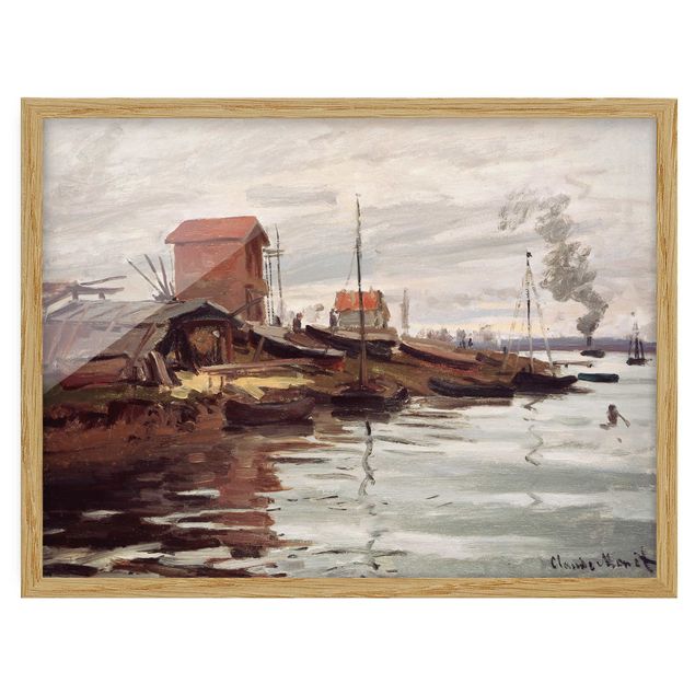 Toile impressionniste Claude Monet - La Seine au Petit-Gennevilliers