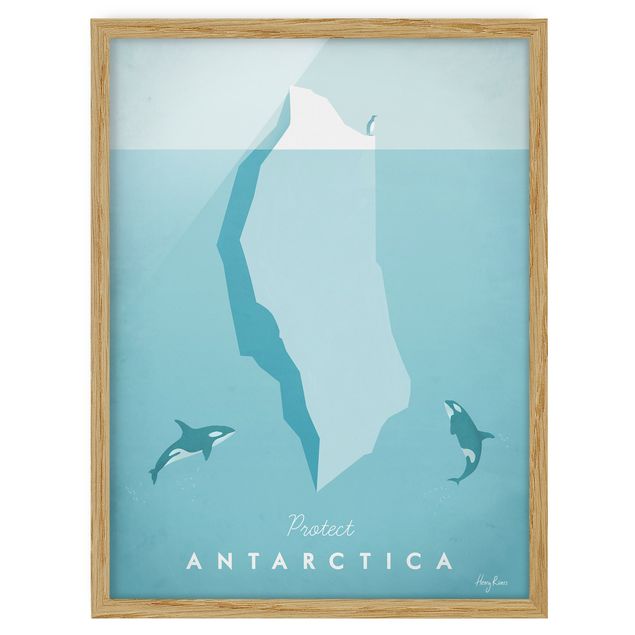 Tableau mer Poster de voyage - Antarctique