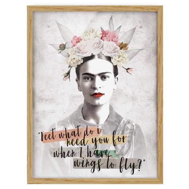 Tableau portraits Frida Kahlo - Citation