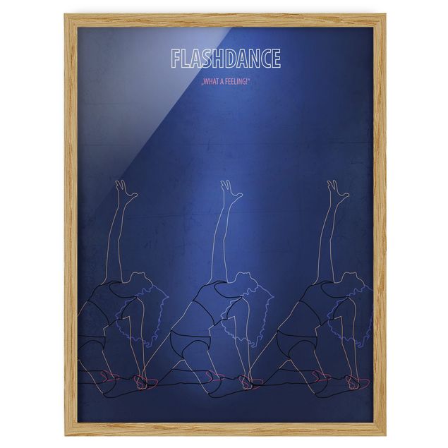 Tableau reproduction Affiche de film Flashdance