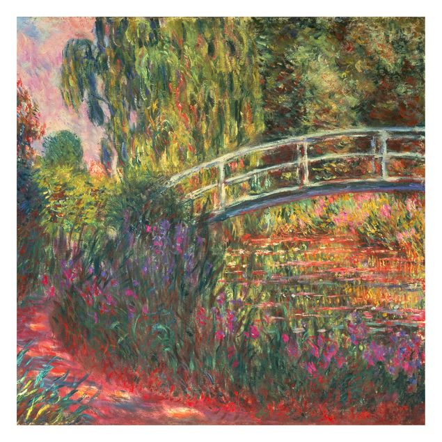 Tapisserie forêt Claude Monet - Pont japonais dans le jardin de Giverny