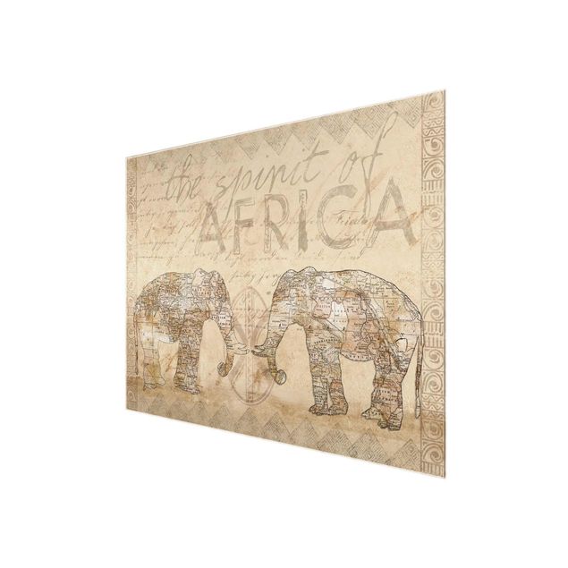 Tableaux de Andrea Haase Collage Vintage - Esprit d'Afrique