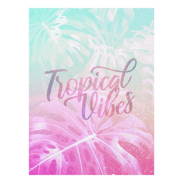 Tableaux fleurs Arc-en-ciel - Vibrations tropicales