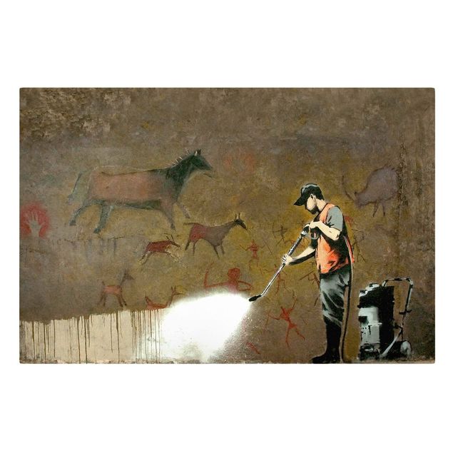 Impressions sur toile Street Cleaner - Brandalised ft. Graffiti by Banksy