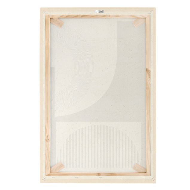 Tableau sur toile naturel - Bauhaus Veiled Galaxy - Format portrait 2:3