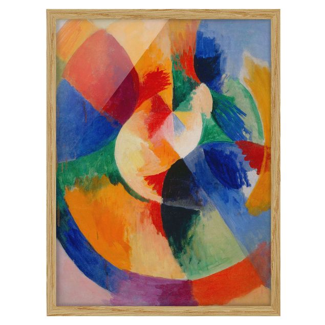 Tableau abstrait Robert Delaunay - Formes circulaires, soleil