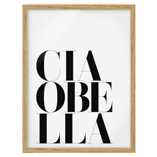 Tableaux modernes Ciao Bella