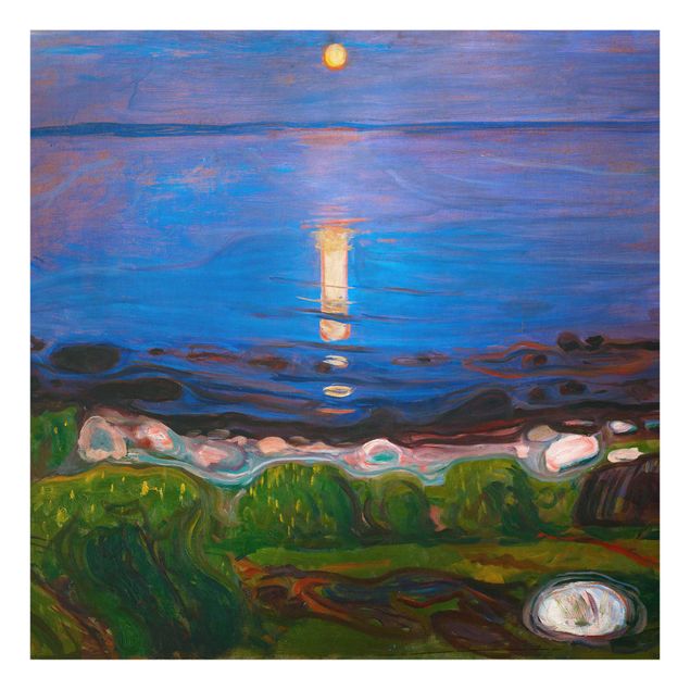 Courant artistique Postimpressionnisme Edvard Munch - Nuit d'été au bord de la plage
