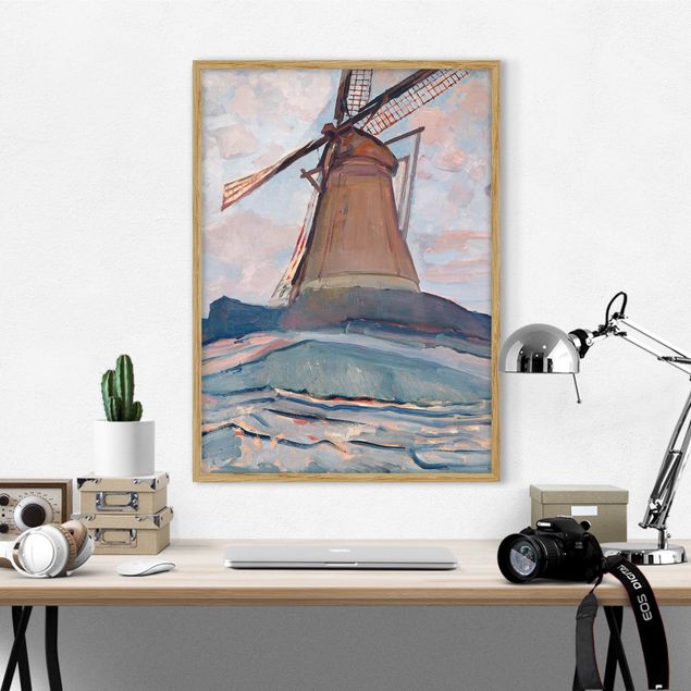 Tableaux Artistiques Piet Mondrian - Moulin à vent