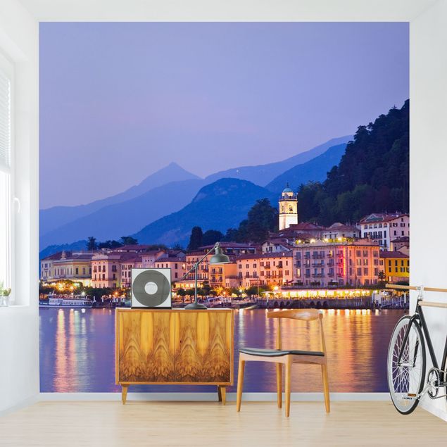 Tapisserie moderne Bellagio sur le lac de Côme