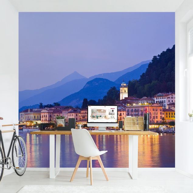 Tapisserie paysage Bellagio sur le lac de Côme
