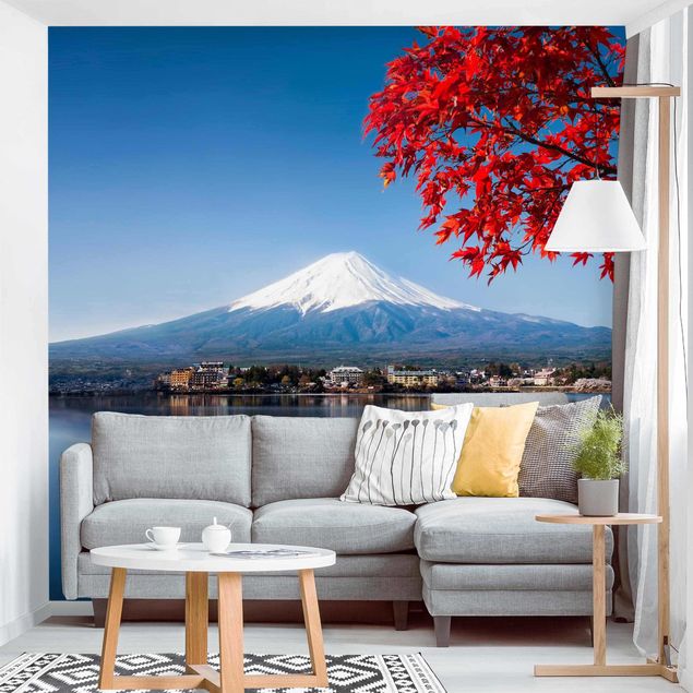 Papiers peints montagne Le Mont Fuji en automne