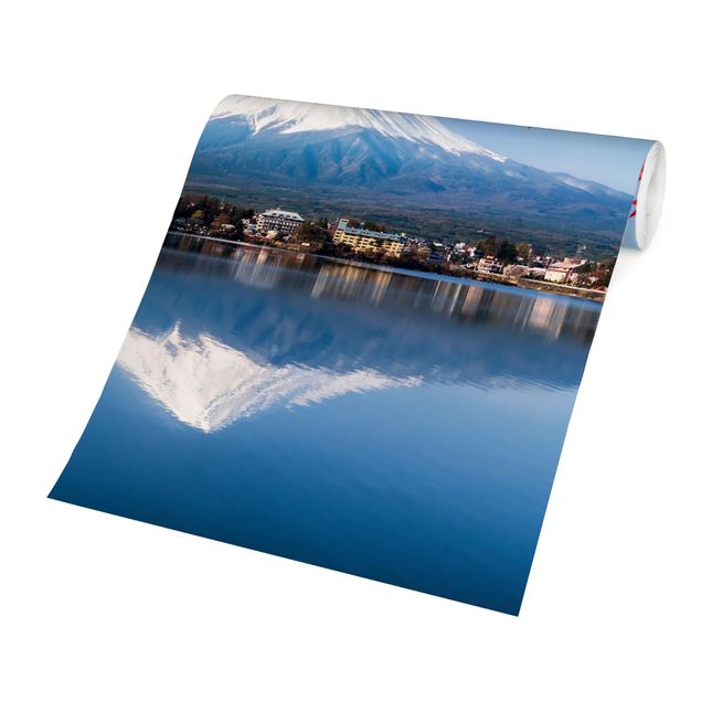 Papier peint architecture  Le Mont Fuji en automne