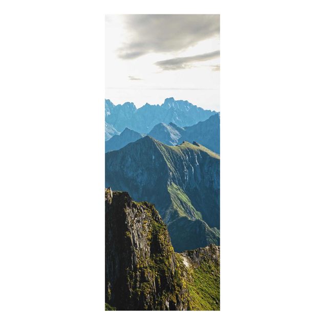 Tableau moderne Montagnes sur les Lofoten